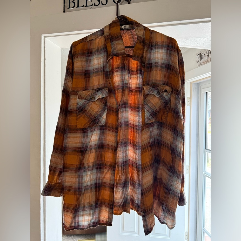 Maurice’s 3 plaid shirt